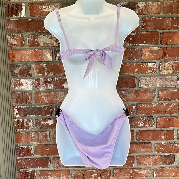 Shade & Shore Lavender Underwire Bikini Set Top -34B, bottom - L - Picture 4 of 8
